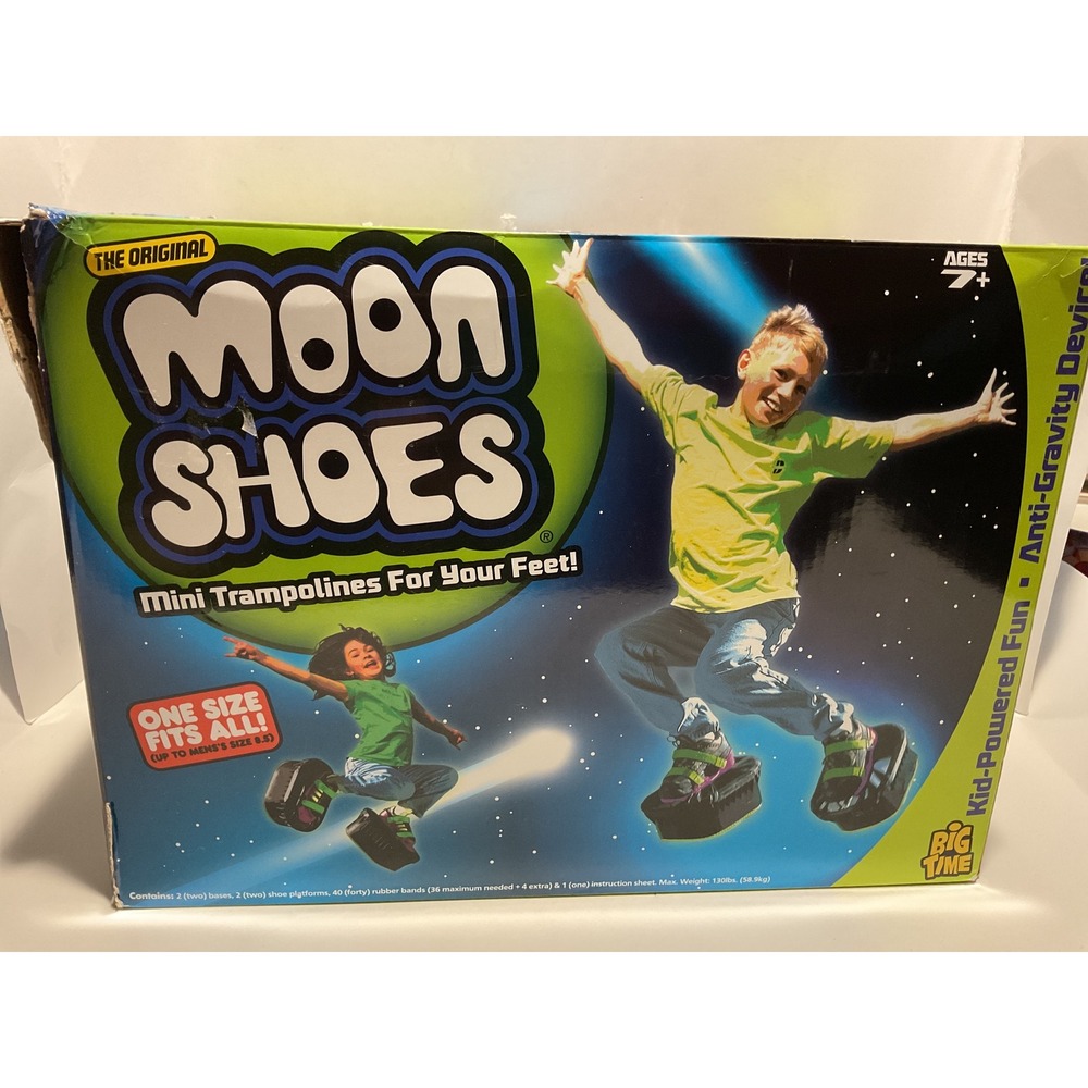 The Original Moon Shoes Mini Trampolines For Your Feet Kid Powered Fun Ages 7+